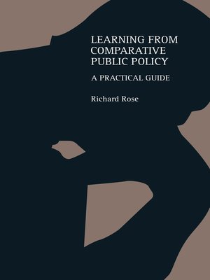 cover image of Learning From Comparative Public Policy